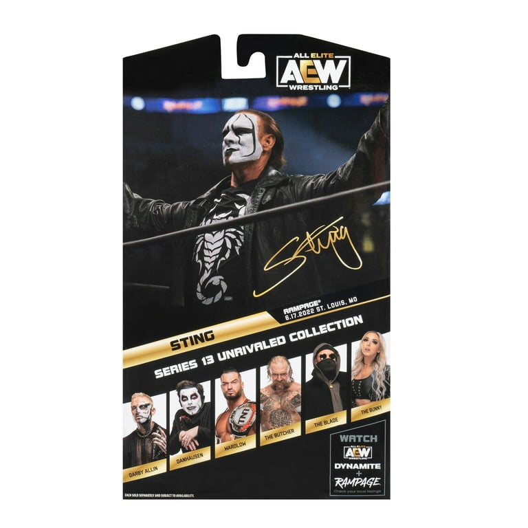 AEW ジャズウェアズ ウォルマート限定 スティング フィギュア (箱破損
