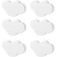 thumbnail image 1 of Cloud Shaped Drawer Knobs, Furniture Knobs, 6 Wooden Handles (white), 1 of 5