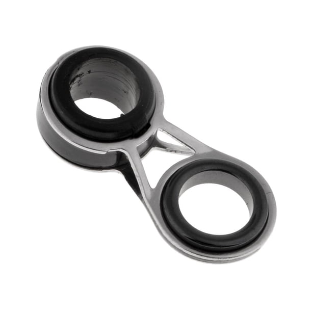 Anillo de guía para caña de pescar súper dura, punta superior, de reparación de caña DIY, anillo de cerámica 8.0mm kusrkot Guías de cañas de pescar