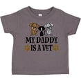 thumbnail image 3 of Inktastic Veterinarian Daddy is a Vet Boys or Girls Toddler T-Shirt, 3 of 5