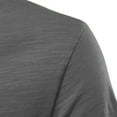 thumbnail image 4 of MNCEKFOD Men Summer T Shirts Casual V Neck Tshirts Loose Fit Comfortable Stretchy Pure Color For Daily Wear Tee Shirt for Men Grey XXL, 4 of 4