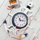 thumbnail image 5 of Reloj de ancla de estilo mediterráneo BESPORTBLE, reloj colgante con rueda de barco náutico con temática marina, decoración, 5 of 6