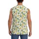 thumbnail image 4 of Fotbe Fruit Pears Men's Camiseta sin Mangas Estampada para Hombres, Playera Casual para Gimnasio, Entrenamiento, Playa-XX-Large, 4 of 7