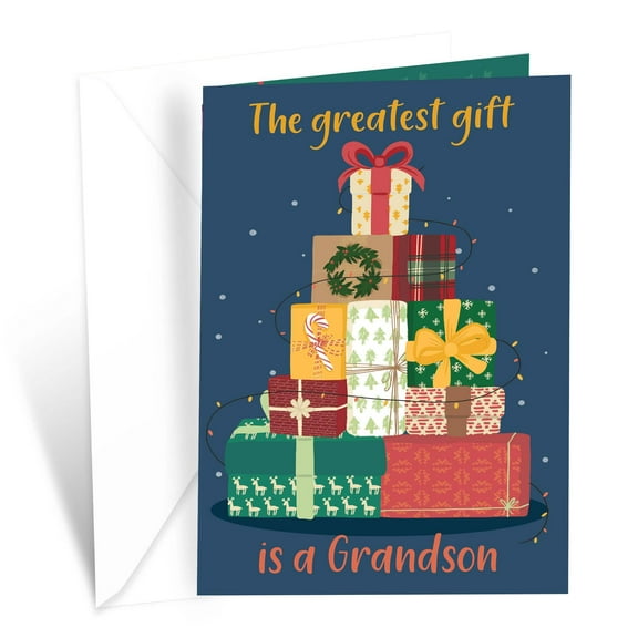 Prime Greetings Grandson Christmas Card
