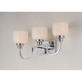 thumbnail image 4 of Maxim 26063WTPC 25 in. Swale 3 Light Polished Chrome Bath Vanity Wall Light, 4 of 5