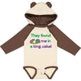 thumbnail image 3 of Inktastic They Found Me in a King Cake Boys or Girls Long Sleeve Baby Bodysuit, 3 of 5
