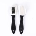 thumbnail image 1 of Cepillo de pelo de caballo, para engrasar, pulir, limpiar, quitar el polvo, cepillo de pelo suave para zapatos, juego de herramientas para limpiar zapatos, 1 of 6