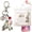 02_#Keychain【Jul.】, variant on A Little Hummingbirds For You Keychain, Meaningful Mom Day Love Filled Pendant Elegant Floral Decor Gift for Mom Grandma Female Friends