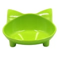 thumbnail image 1 of Cuenco para Mascotas Zulema con forma de oreja de gato antideslizante Verde, 1 of 8