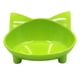 thumbnail image 1 of Comedero para gatos, vajilla para mascotas, comedero, almacenamiento de agua y comida, suministros para mascotas Verde, 1 of 9