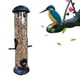 thumbnail image 2 of Dispensador de Comida de Semillas de Alimentador de Aves Silvestres Colgante Sunnimix Comedero para pájaros de ventana Color Verde Claro, 2 of 8