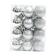 thumbnail image 5 of 24 bolas colgantes para árbol de Navidad, adornos decorativos para árbol de Navidad Plata, 5 of 9