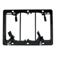 thumbnail image 3 of Soporte de montaje para placa de pared iMBAPrice de 3 módulos, negro, 3 of 8