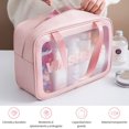 thumbnail image 4 of Bolsa de cosméticos translúcida impermeable de 3 piezas, 4 of 7