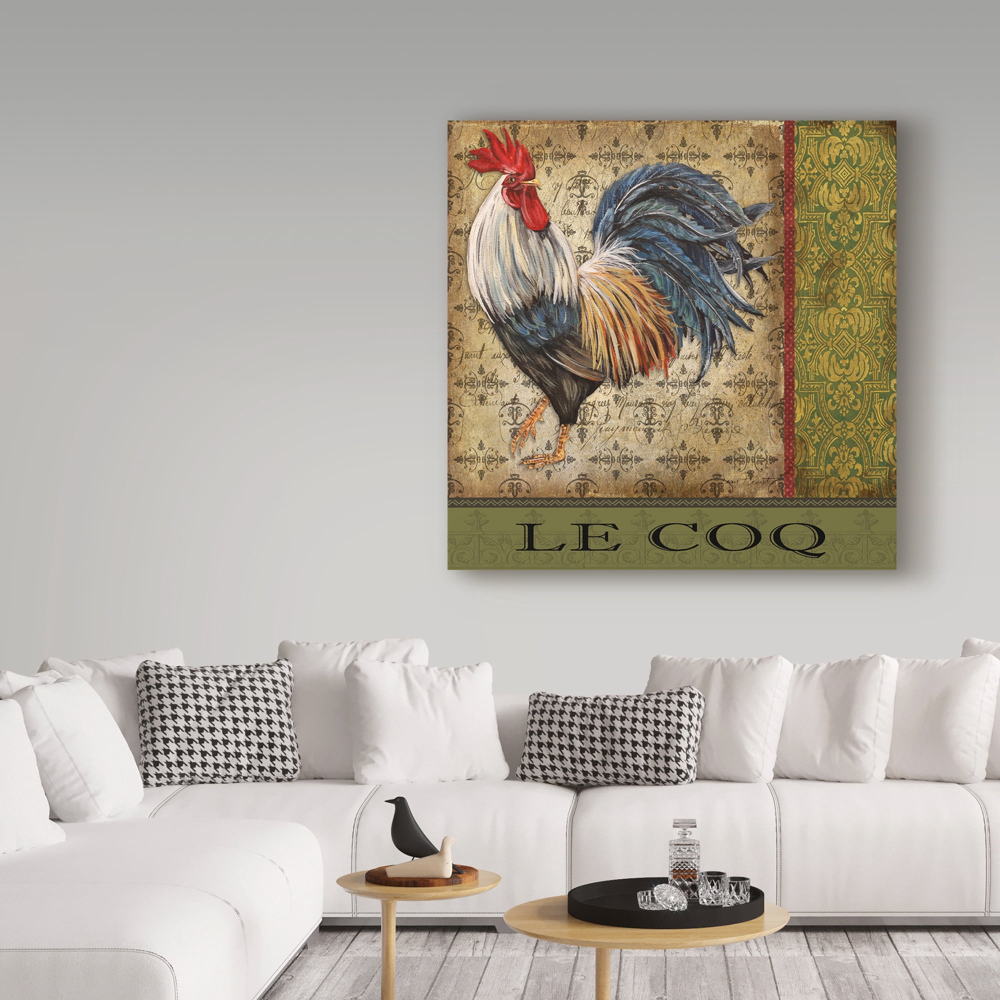 Trademark Fine Art 'Vintage Le Coq 2' Canvas Art by Jean Plout