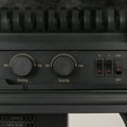 "EFlame USA Denali 28"" XL Portable Electric Fireplace Matte Black
