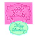 thumbnail image 2 of Feliz cumpleaños inglés feliz cumpleaños flip azúcar molde de silicona DIY pastel herramientas para hornear chocolate, 2 of 5