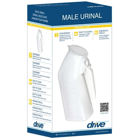 Drive Medical Lifestyle Incontinence Aid Male Urinal