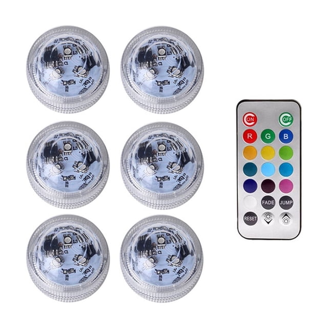 LED Floating Pool Lights, RGB Submersible Light, IP68 Waterproof Remote Controlled Underwater Lamp, Pool Accessories ,Easy to Install
