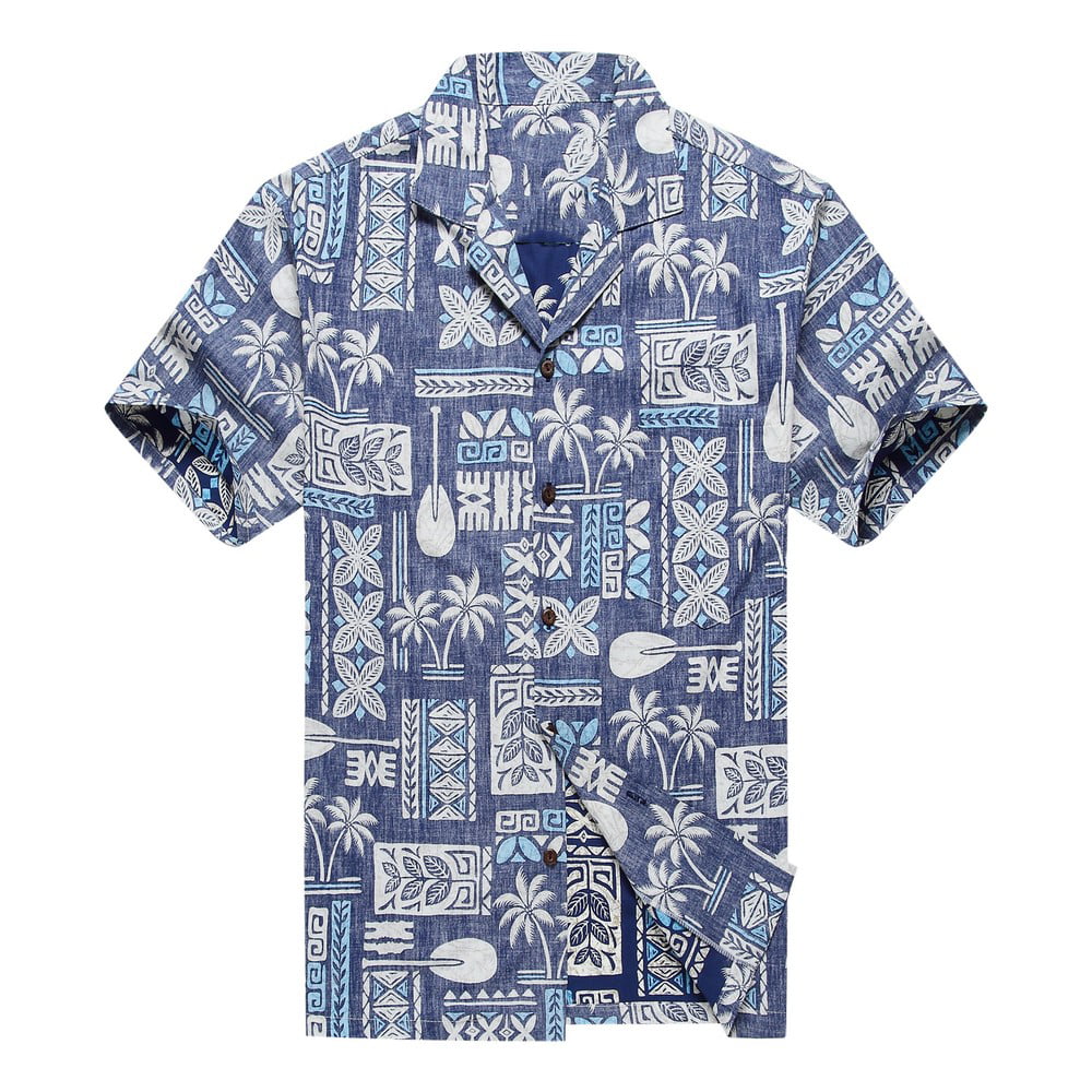 Made in Hawaii Men's Hawaiian Shirt Aloha Shirt Stonewash Vintage Look ...