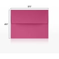 thumbnail image 3 of A2 Invitation Envelopes (4 3/8 x 5 3/4) - Magenta (50 Qty.), 3 of 9