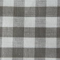 thumbnail image 2 of Gray/White Reversible Gingham/Buffalo Check Placemat Set, 2 of 3