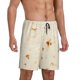 thumbnail image 2 of Balery Pita Tortilla Pantalones cortos de pijama de punto de algodón para hombre con cinturilla y bolsillos-Medium, 2 of 6