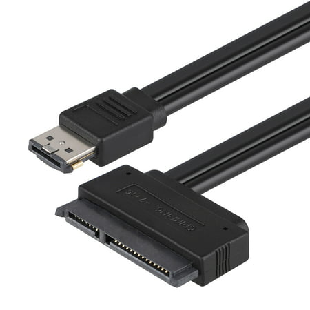 EEEKit 3Gbps Dual Power Esata (eSATAp) to Sata 22Pin (7Pin + 15Pin) Cable 12V 5V Combo to 22Pin SATA USB Hard Disk Cable Adapter for 2.5