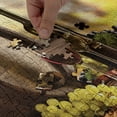 thumbnail image 5 of Ambesonne Wine Jigsaw Puzzle, Red and White Wine Taste, Heirloom-Quality Fun Activity for Family Durable Cardboard, 1000 pcs, Brown Pale Green Yellow, 5 of 6
