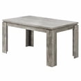 thumbnail image 2 of Monarch Specialties Dining Table, 60" Rectangular, Kitchen, Dining Room, Laminate, Grey, 2 of 8