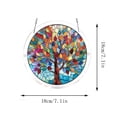 thumbnail image 2 of Acrylic Jigsaw Puzzle Suncatcher-Galactic Colorful Birds, Stained Glass Window Hanging, Home Decor Creative Mom Gifts, Birthday Gifts for Women,Wife, Sisters, Aunt, Besties 7.4in, 2 of 7