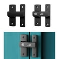thumbnail image 2 of Easy Installion Designs 180 Degree Door Latches Lock for Extra Privacy in Hotel Offices Supplies and Garages Use, 2 of 15