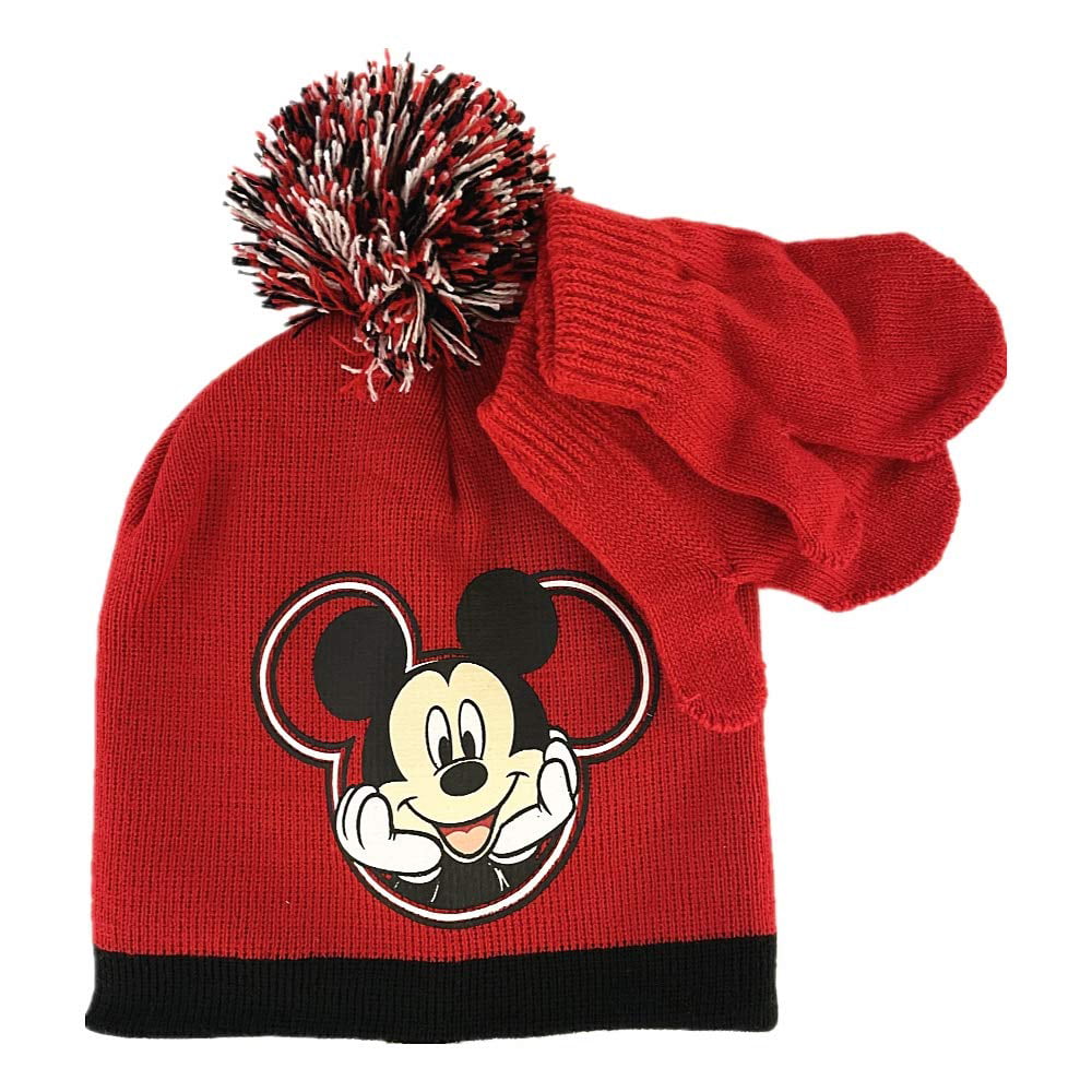 Disney Parks Mickey Mouse Knit Cap Hat Beret 