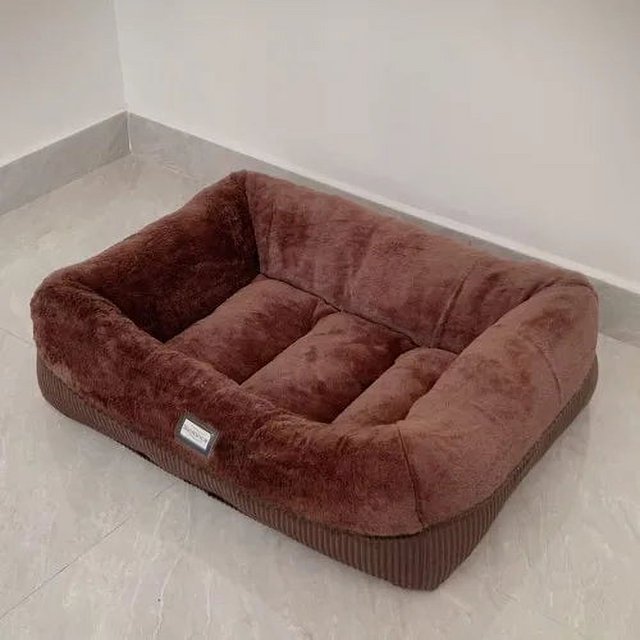 Accessories Kennel Canil Dog Bed Enclose Puppy Indoor Comfy Dog Bed Camping Cat Shop Furniture Casa Perro Pet Products MR50DH ShopWise Round