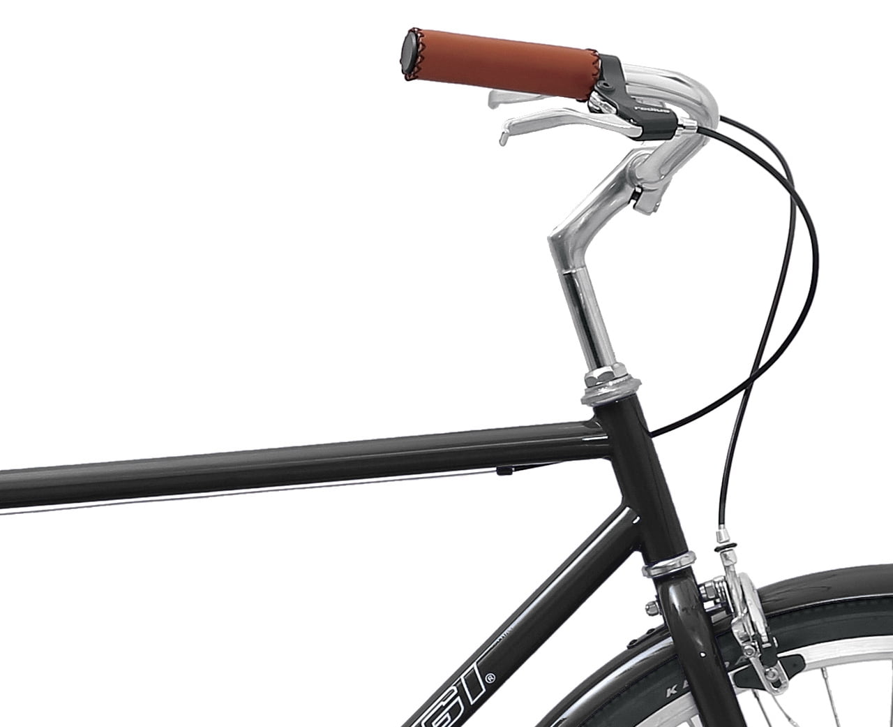 Wonder Wheels City Bike 700C 58Cm /23" Hi-Ten Steel Frame, 1 Speed Bicycle, Bike, V-Brake, Alloy Rims 700C*14G*32H, Tire:700Cx35 Black.With Back Rack - Black