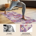 thumbnail image 4 of Goldendoodle Dog and Flower Floral Hot Yoga Mat Towel Non Slip for Hot Yoga - Quick-Drying Yoga Mat Cover with 4 Corner Pockets with Travel Bag - Hot Yoga Towel Non Slip 74"x26", 4 of 6