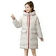 thumbnail image 4 of Chaqueta de algodón para mujer, de estilo coreano, de longitud media a larga, holgada, de tendencia invernal, de algodón, con conjunto de pan y plumón, 4 of 6