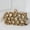 Gold, variant on Womens Evening gradual change flower handbag dinner bag ladies banquet evening bag