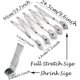 thumbnail image 3 of (Silver)5 Wheel Dough Cutter, Stainless Steel Dough Divider, 5 Wheel Pizza Cutter, 5 Wheel Dough Divider, Adjustable Pizza Cutter, 5 Wheel Slicer with, 3 of 5