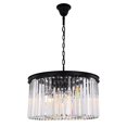 thumbnail image 1 of Elegant Lighting 1238D26MB-RC Lustre Noir Mat de 8 Po, 1 of 1