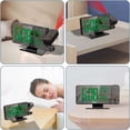 thumbnail image 6 of sruoe Alarm Clock, Digital Clocks, Clock Alarm Bedside, Clock Alarm Radio, Clock Alarm Digitalalarm, Mirror Digital Clock, Heavy Sleepers Alarm Clock, Plastic, 6 of 6