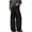 Black@GC@, variant on CONZONE Men's Baggy Suit Pants Wide Leg Dress Pants for Men Trendy Buttons Solid Color Soft Formal Business Trousers With Pocket
