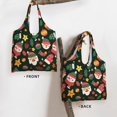 thumbnail image 3 of XMXT Canvas Tote Bag for Women, Fun Santa Socks Print Large Reusable Shopping Bags, Multicolor, 3 of 7