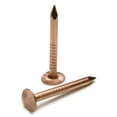 thumbnail image 1 of 1-1/4" Smooth Shank Solid Copper Roofing Nails 10 Gauge USA Made - QTY 250, 1 of 4