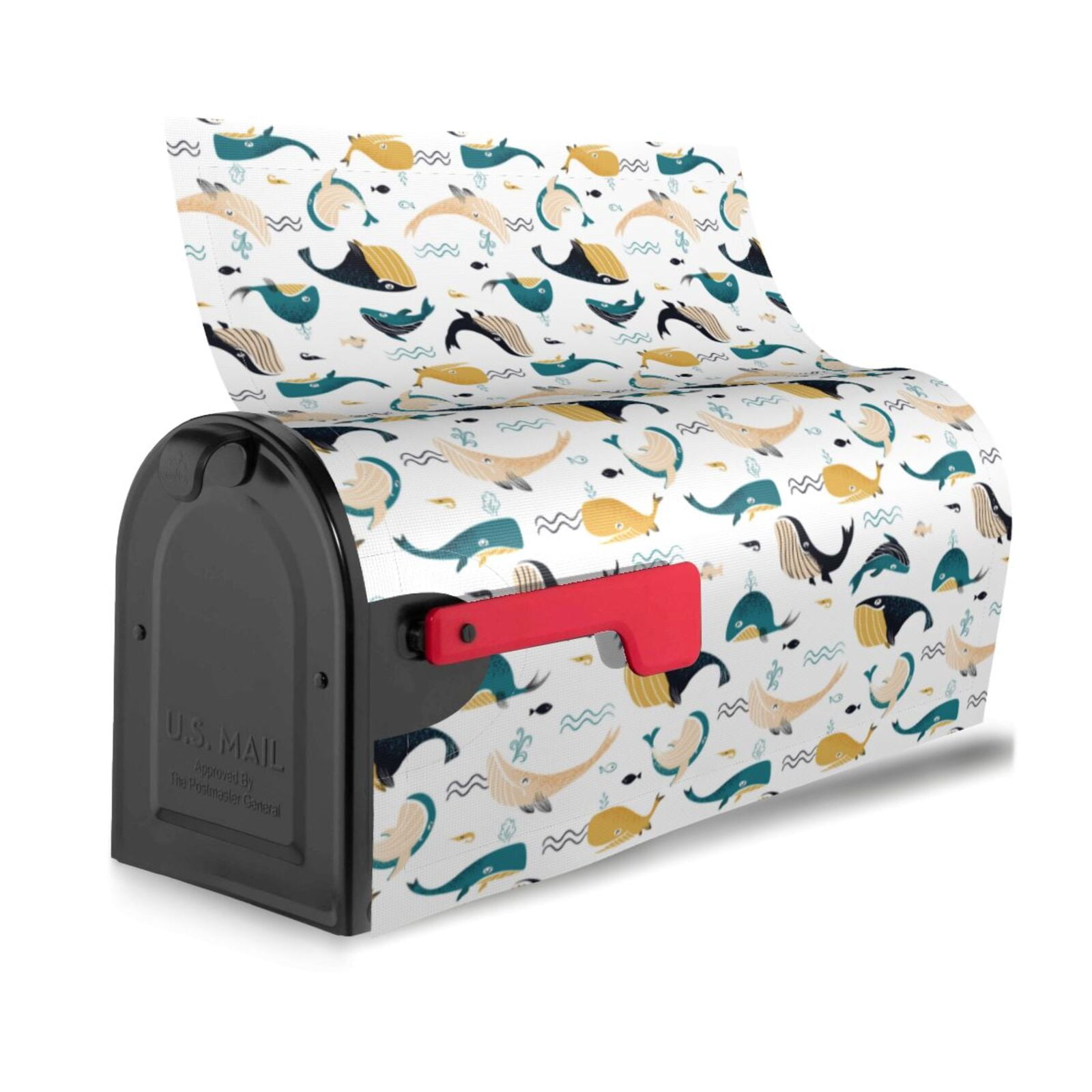 Kdxio Magnetic Mailbox Cover 21x18 in Mailbox Cover Outdoor Decoration Holiday Mailbox Covers for Home Garden Yard-21x18 in