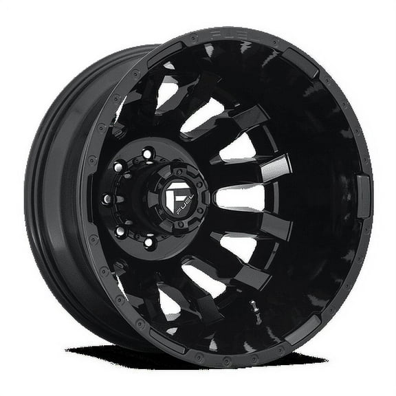Fuel 1PC Aluminum Rim D675 BLITZ 20X8.25in Gloss Black Finish, D67520829335