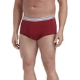 thumbnail image 2 of Harbor Bay by DXL Men's Big and Tall  Big and Tall Men's Color Briefs, Burgundy, XL, Pack of 3, 2 of 7