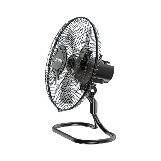 Ventilador de piso premium con inclinación ajustable, silencioso, portátil, 3 velocidades, para oficina 16 pulgadas