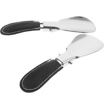 2 Pcs Extra Shoe Horn Short Shoehorn Men Shoes Long Travel Child