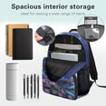 thumbnail image 5 of Pzuqiu Steam Train Personalized School Backpacks for Kids Students 17 Inches Back to School Customized Shoulder Bookbags with Adjustable Straps Breathable Custom Backpack with Name, 5 of 7